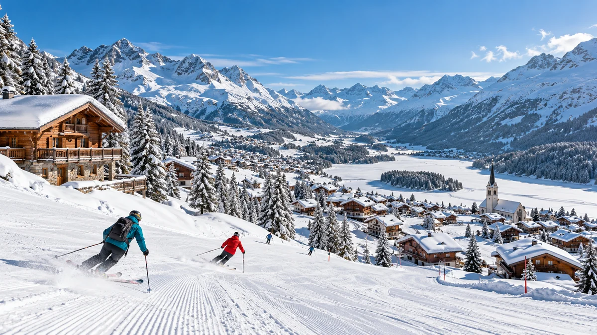 Tignes & Val d’Isère entdecken Winterlandschaft als KI-Symbolbild für Tignes & Val d’Isère